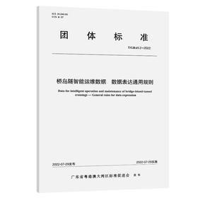 桥岛隧智能运维数据 数据表达通用规则T/GBAS 2—2022