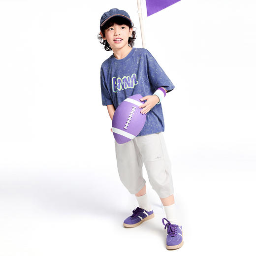 男童圆领短袖针织衫夏季新款安奈儿童装实体店同款AB521629 商品图5