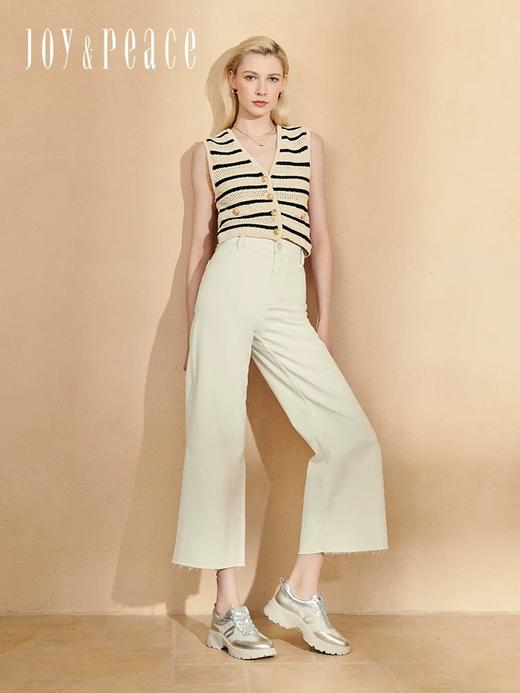 Joy&peace真美诗 盛夏光年2025春季新款金色休闲运动鞋厚底老爹鞋女YYM32AM5 商品图2