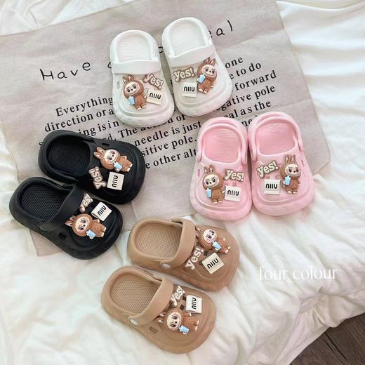 积分兑换【儿童洞洞鞋】新款男童女童公主沙滩凉拖鞋小童包头软底防滑 春季出游#异业福利 商品图1