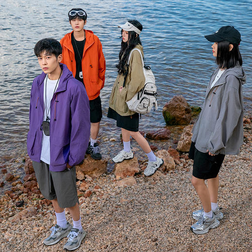 【超值防晒套装】senlinjeepsd情侣山系户外轻量化仿生蝉翼防晒套装 外套A87-DQC621/短裤A87-DQC2201 商品图1