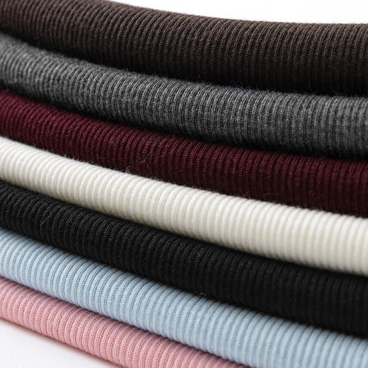 【高品质私服】【扬子精纺羊毛坑条大圆领中袖】德国斯托尔16针细针加工，1X1针织工艺YS88303-CC 商品图4