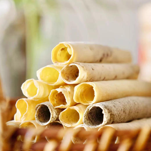 原豆复兴 鹰嘴豆植物蛋白卷 姜黄味/肉桂味/羽衣甘蓝味  80g/盒 商品图1