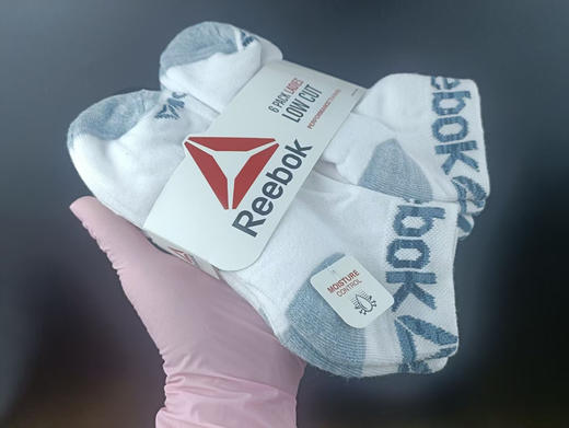 外贸正品锐步女款中帮毛巾底运动训练袜！
码数适合35-39码
4个配色，一卡六双! 商品图0