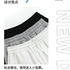 【美式灰色三杠运动裤】女春秋2025新款高腰显瘦哈伦束脚休闲阔腿卫裤 商品缩略图3