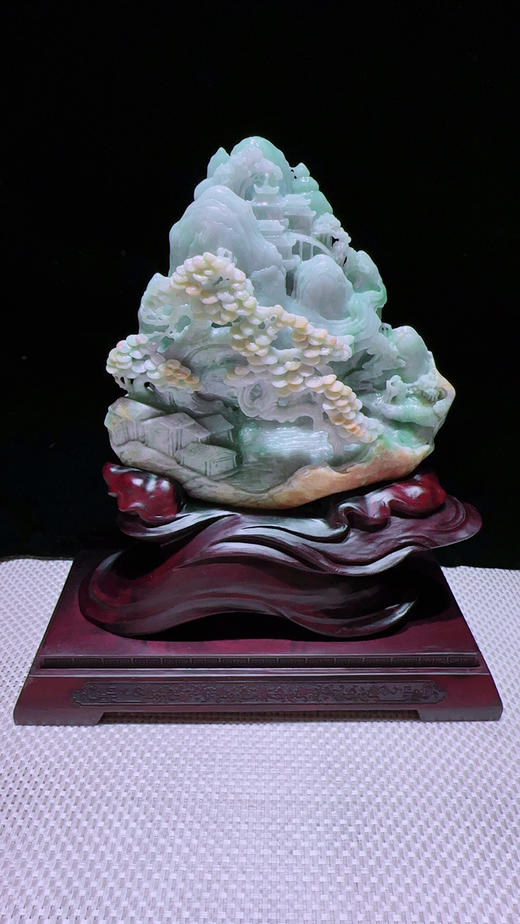 620891翡翠摆件【高山流水】 商品图5