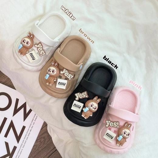 积分兑换【儿童洞洞鞋】新款男童女童公主沙滩凉拖鞋小童包头软底防滑 春季出游#异业福利 商品图2