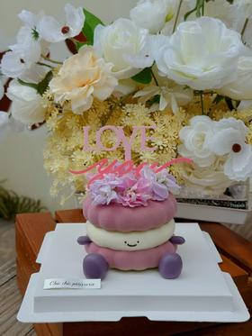 女神节紫色紫罗兰emoji | 昔果