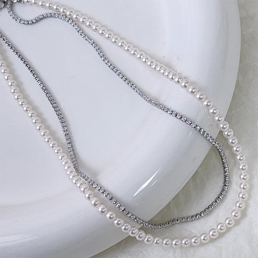 纪念日百货女款珍珠系列H02069叠戴项链159053631 商品图2