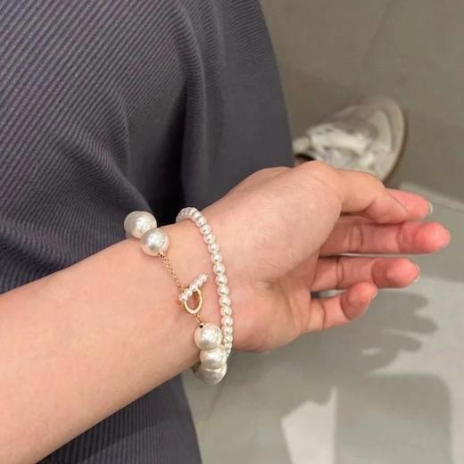 日常通勤必备  平衡木OT扣  施华洛珍珠项链/手链  多尺寸可选 商品图1