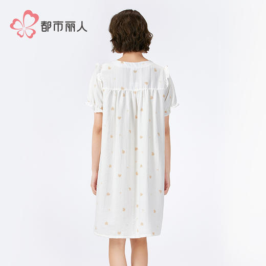 都市丽人生活家居女士软绵绵短袖套装薄软绵绵1.0短袖类LHH6G6 商品图4