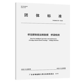 桥岛隧智能运维数据 桥梁检测T/GBAS 55—2023