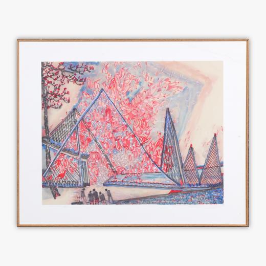 林顺文《山水之四》国画34CM*44.5CM约1.4平尺手绘纸本宣纸作品【原作编号GH0452】 商品图0