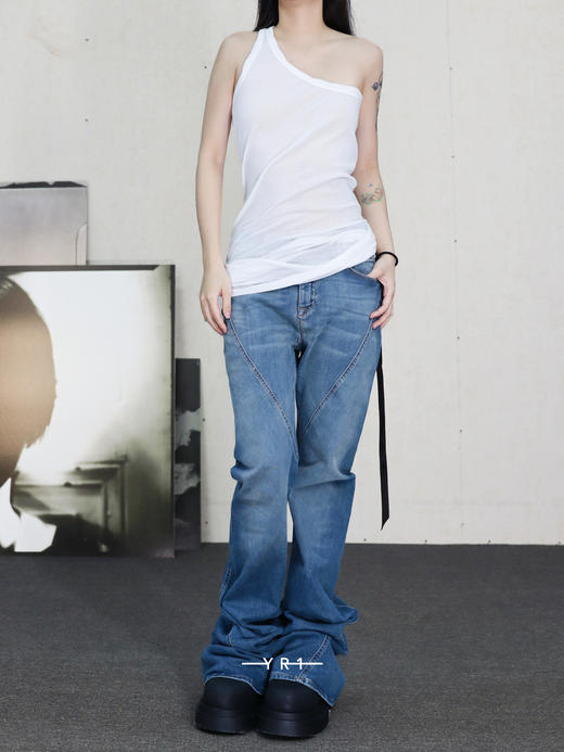 Rick Owens Drkshdw | HOLLYWOOD单肩背心 商品图1