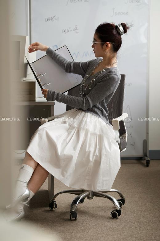 【门店同款】ENJOY春季“盐貌似糖”蕾丝拼接针织衫 161897699 商品图5