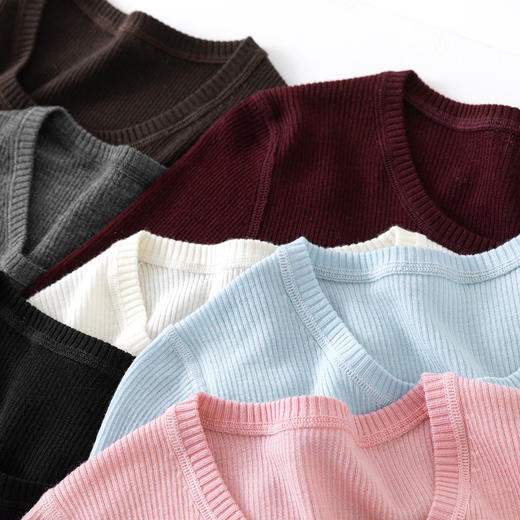 【高品质私服】【扬子精纺羊毛坑条大圆领中袖】德国斯托尔16针细针加工，1X1针织工艺YS88303-CC 商品图5