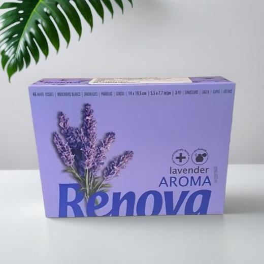 RENOVA迷你抽纸薰衣草味 46抽/盒 商品图0