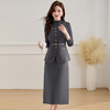时尚休闲套装，显瘦打底衫+马甲+半裙三件套裙HR-MJ992509 商品缩略图1