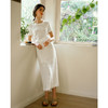 OLrain欧芮儿2025年春夏季新款白色法式镂空设计感毛针织裙两件套 商品缩略图0