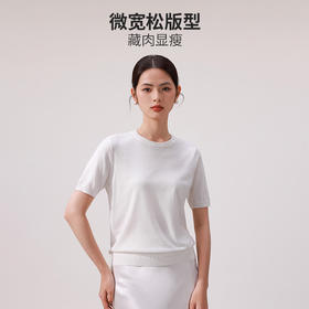 【特惠】CHRISSIE MORRIS 颗里“空调”针织短袖