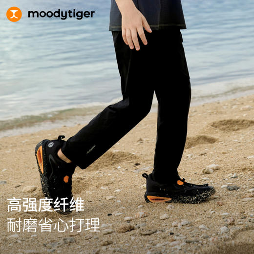 【DR暑假】moodytiger男童裤子25夏新户外拒水多口袋优秀宽松长裤52111301 商品图2