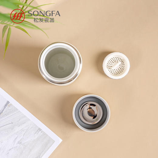 容华陶瓷内胆保温杯 商品图5