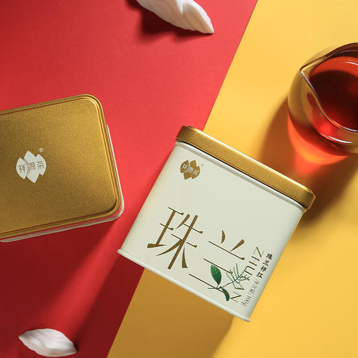 祥源茶丨珠兰祁红毛峰 特级 花茶100g 罐装 商品图7