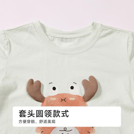 都市丽人会员精选童装正价棉质短袖套装薄40支TC拉架短袖类JHH9A5 商品图6