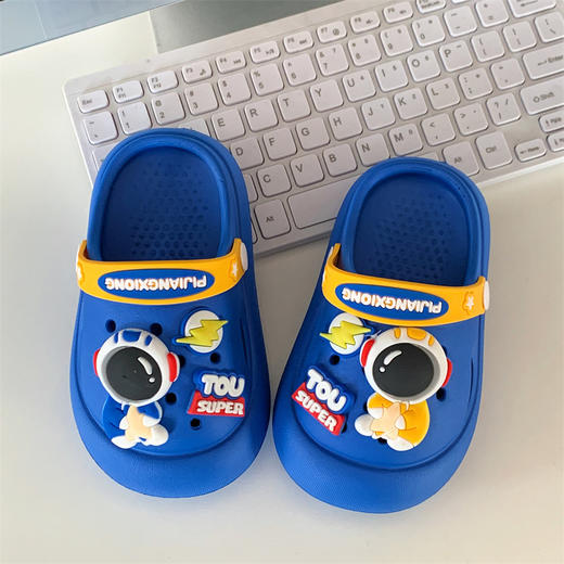 【敲高颜值！儿童洞洞鞋】EVA男童女童夏季软底防滑凉拖鞋卡通沙滩家居洗澡拖鞋。ry 商品图8