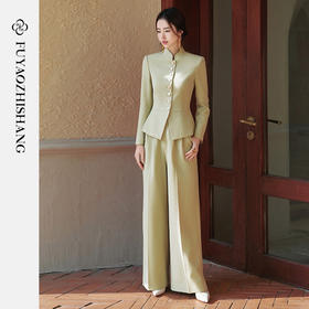 FUYAO扶摇 新中式女装复古民国风西装外套2025新款高级感西服套装