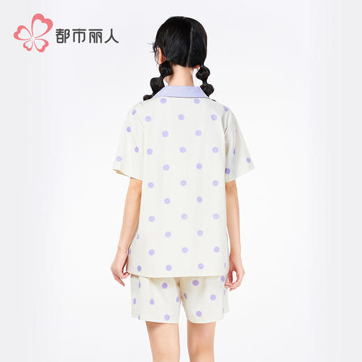 都市丽人亲情蜜语女士棉质短袖套装薄40支TC拉架短袖类LHH1F2 商品图3