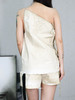 Rick Owens Drkshdw | HOLLYWOOD羊皮卷系带上衣 商品缩略图3