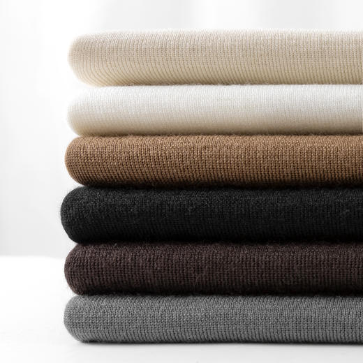 【高品质私服】【扬子精纺羊毛四平半高领短袖】德国斯托尔16针细针加工，针法细腻平整YS24090-CC 商品图6