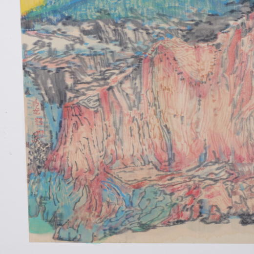 林顺文《山水之五》国画34CM*44.5CM约1.4平尺手绘纸本宣纸作品【原作编号GH0453】 商品图5