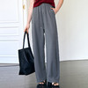 OLrain欧芮儿灰色休闲裤女夏季2025年新款宽松设计感慵懒香蕉裤 商品缩略图1