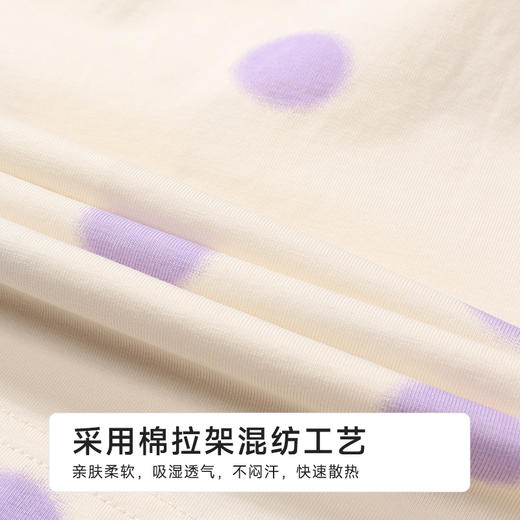 都市丽人亲情蜜语女士棉质短袖套装薄40支TC拉架短袖类LHH1F2 商品图6