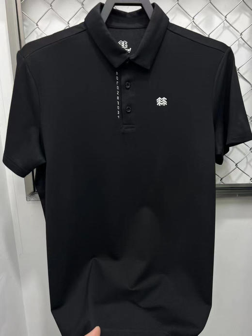 正品可隆KOLON男士凉感POLO衫，面料透气柔软有弹力，高端系列 丝滑质感 胸前字母反光设计 商务休闲均可 。三个色 商品图0