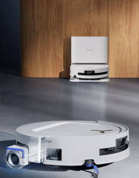 科沃斯-T80（白）扫地机器人 滚筒活扫拖一体自动清洗【科沃斯】