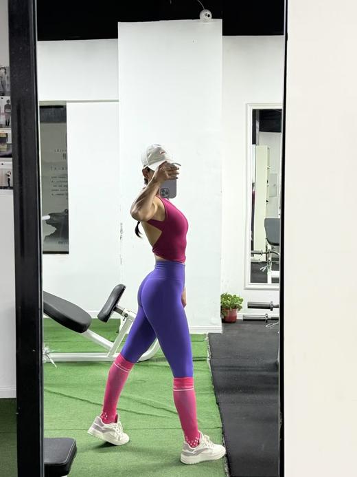 【券后69到手两双】806肌动3D豆长筒梯度压缩袜马拉松跑步袜防滑减震毛巾底运动袜两双装 商品图13