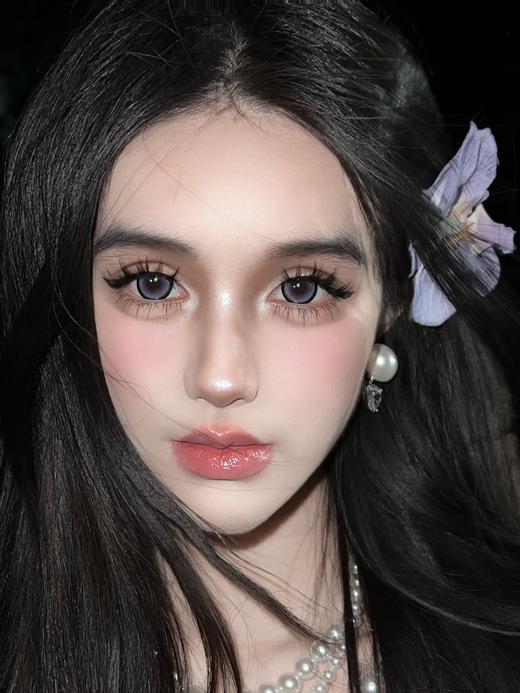 macycon月抛 大眼甜心/大眼葡萄/大眼蓝莓/大眼牛仔 14.5mm 着色14.2 非离子 棕蓝灰紫 商品图3