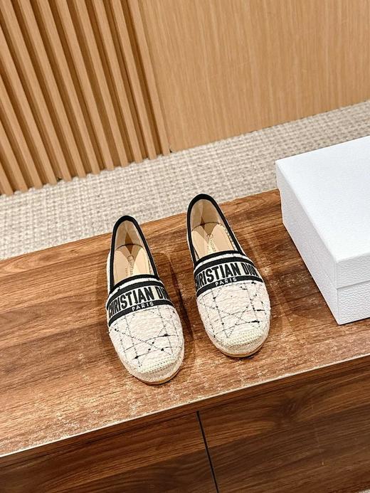 迪奥Granville经典穆勒渔夫鞋，3D万针刺绣工艺（HC） 商品图1