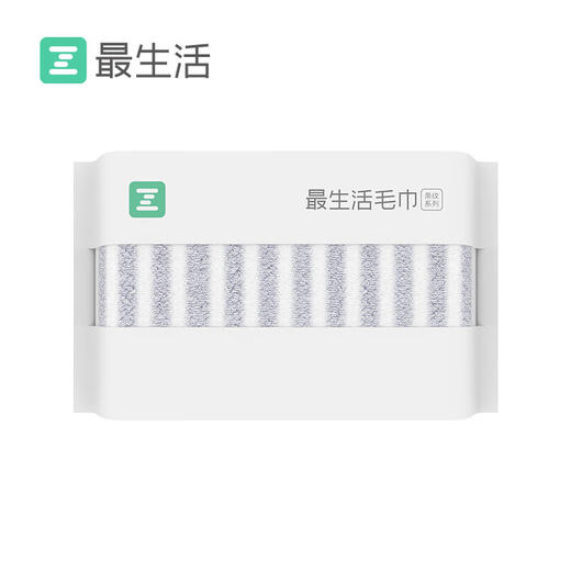 【分仓直发包邮】最生活条纹系列毛巾 1条装A-1171 商品图0