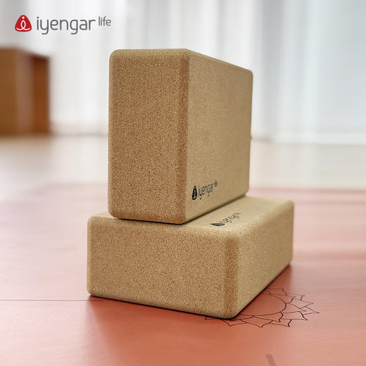 艾扬格 life A5016大尺寸软木砖 天然橡胶环保安全 防滑耐磨 商品图3
