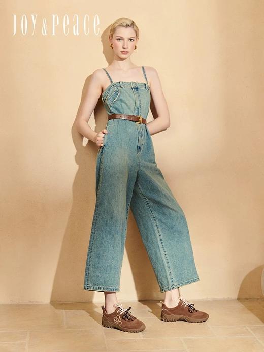 Joy&peace真美诗 董洁同款真美诗袋鼠跳跳2025春季新款复古厚底休闲鞋运动袋鼠鞋女 商品图2