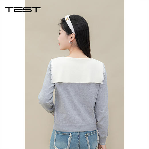 春上新时尚优雅修身显瘦舒适毛衣1251061 商品图5