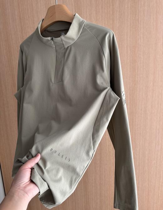 点此购买 迪桑特春秋季男士轻薄款半拉链长袖打底衫 ye 310937 商品图3