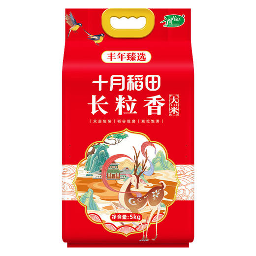 【自营】 十月稻田 丰年臻选东北黑土地长粒香米 5kg 商品图1