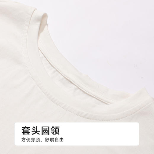 都市丽人生活家居女士无尘棉短袖套装薄单面无尘棉短袖类LHH2D4 商品图4