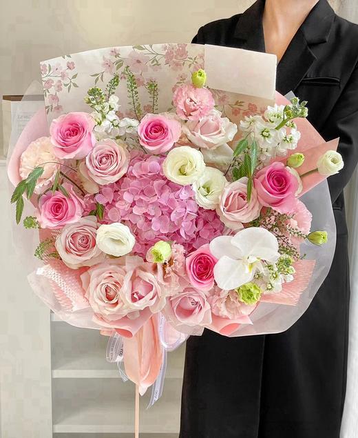 清雅绝尘----绣球韩式花束十选一 商品图14