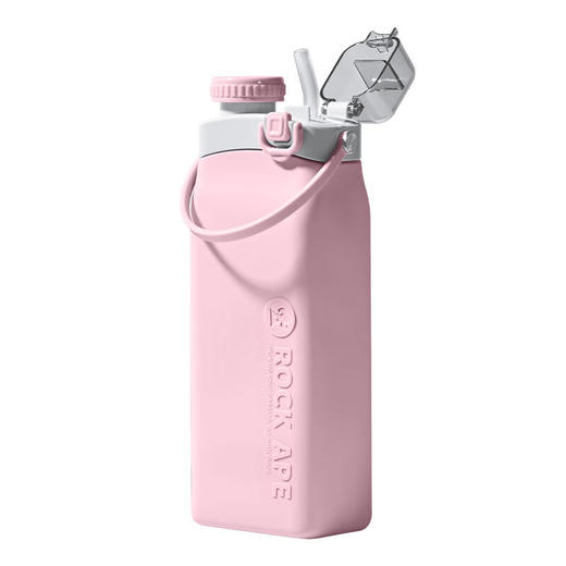 【多样屋专柜】洛克猩球洛克卷卷杯便携运动水壶可折叠硅胶水杯旅行 600ml 商品图4